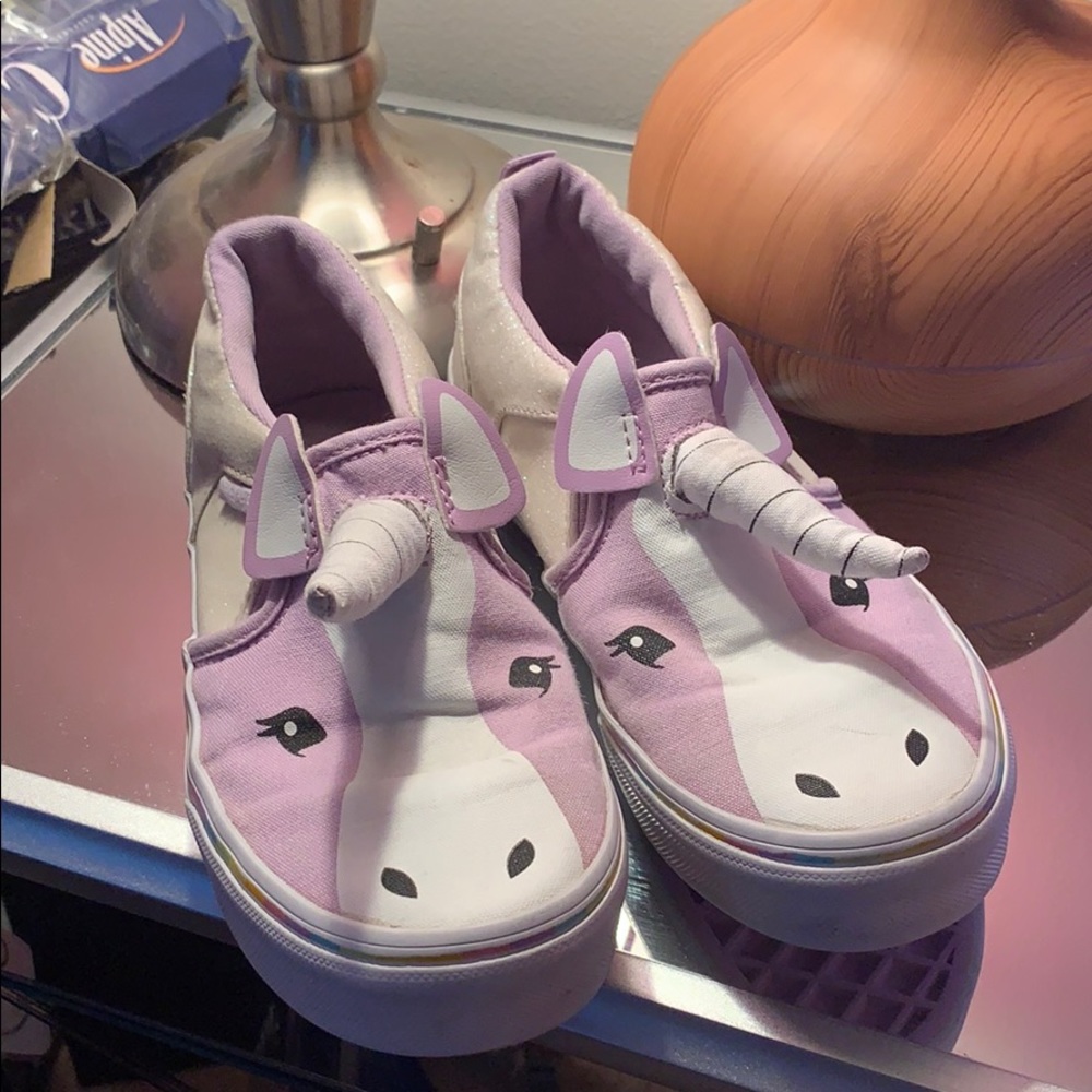Girls unicorn vans